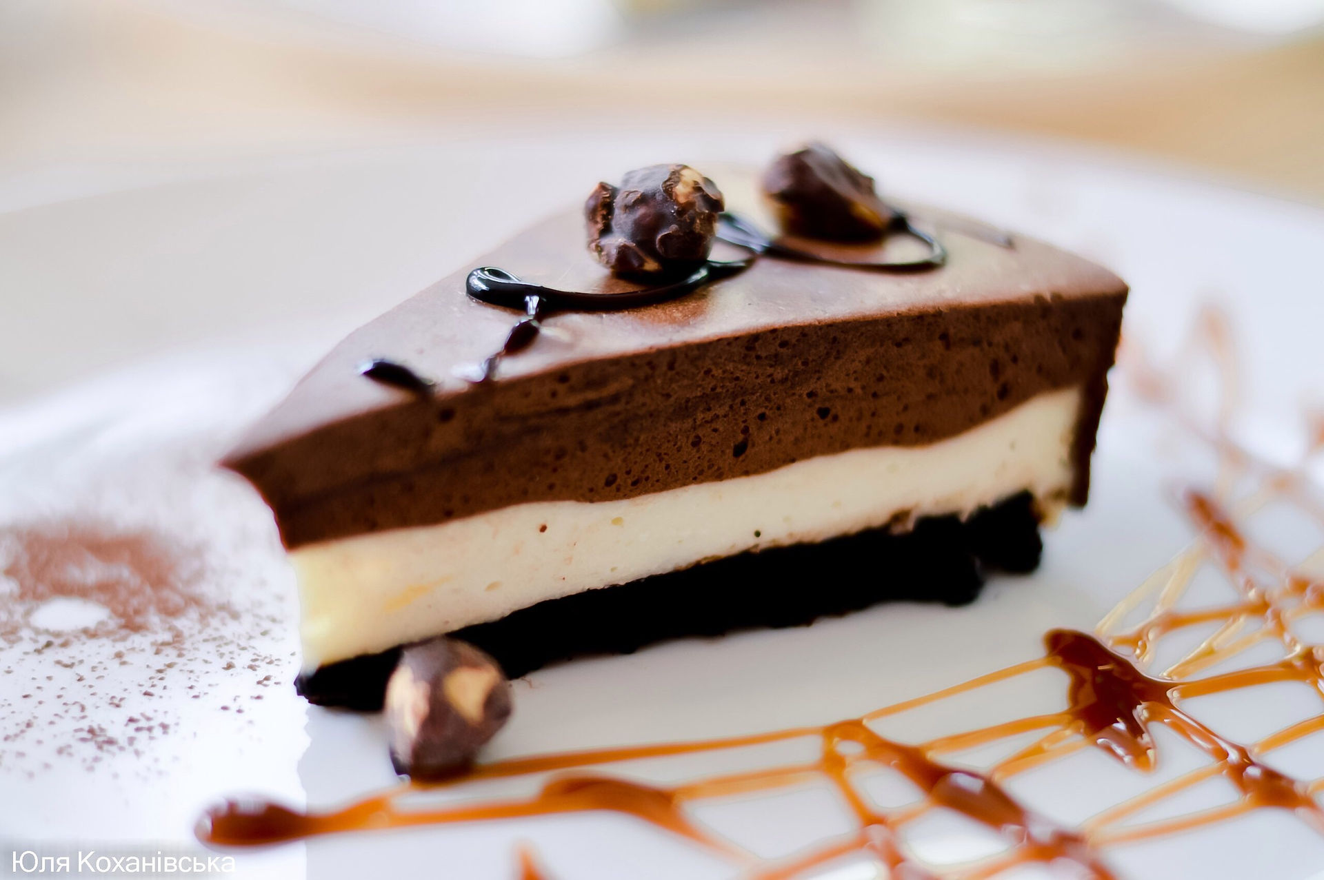 chocolate soft cheesecake