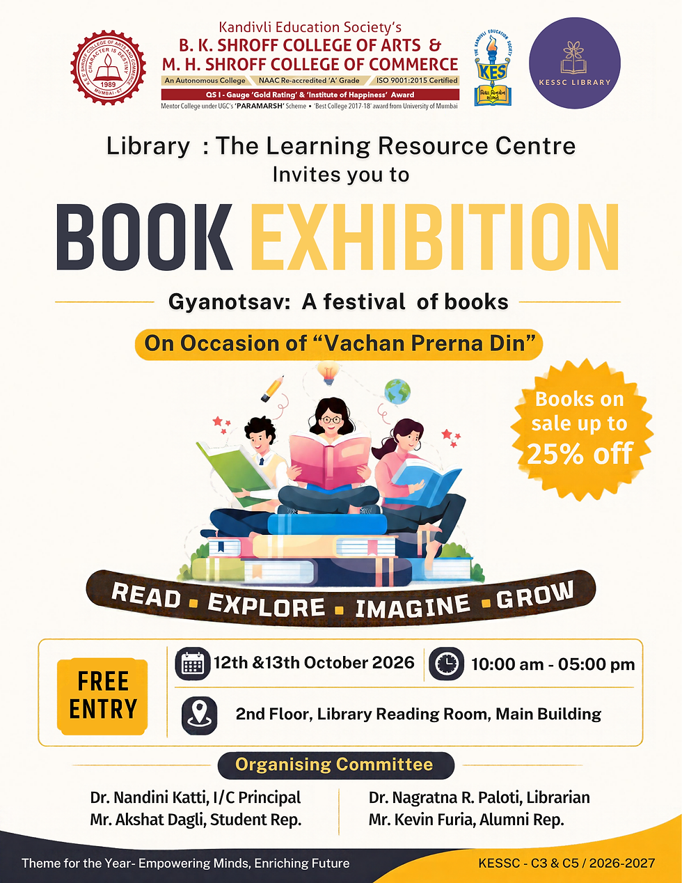 Book Exhibition 2026: Gyanotsav.. A festival of books