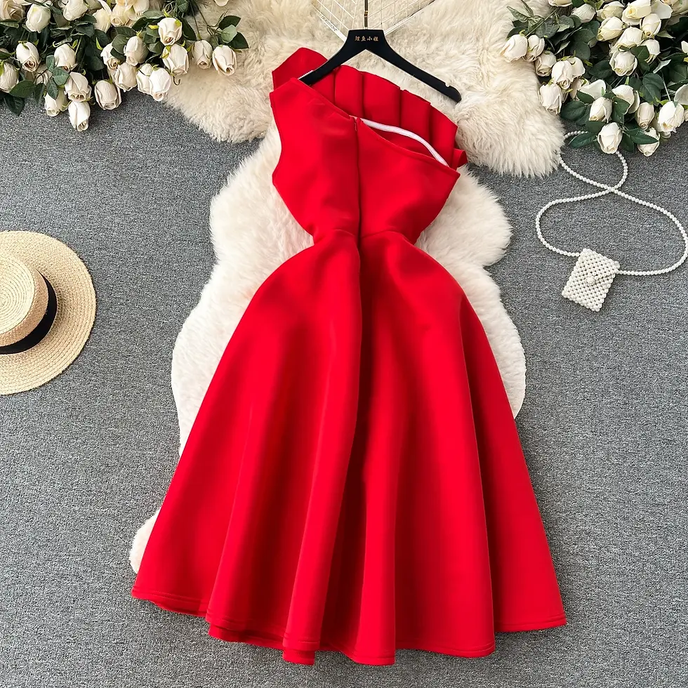Thumbnail: Summer Backless Sleeveless Dress