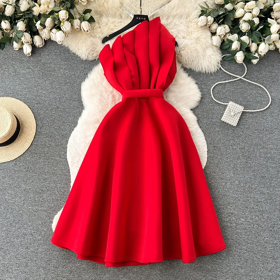 Thumbnail: Summer Backless Sleeveless Dress