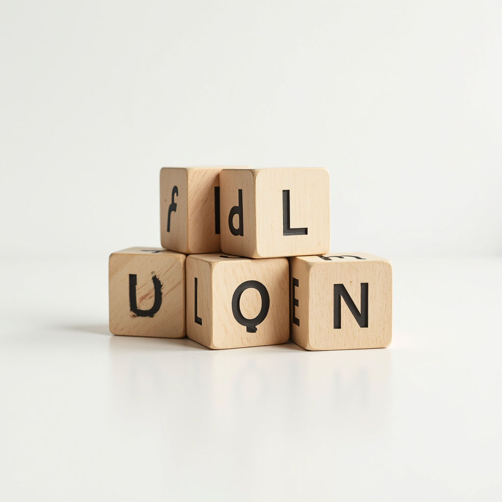 Wooden Alphabet Blocks