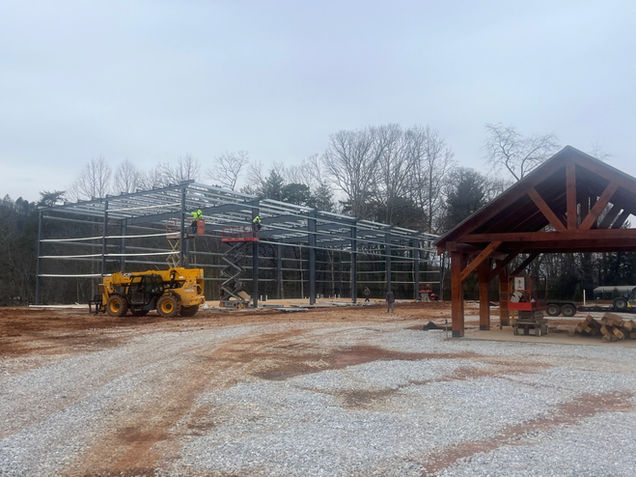 Steel Erected for Building 200
