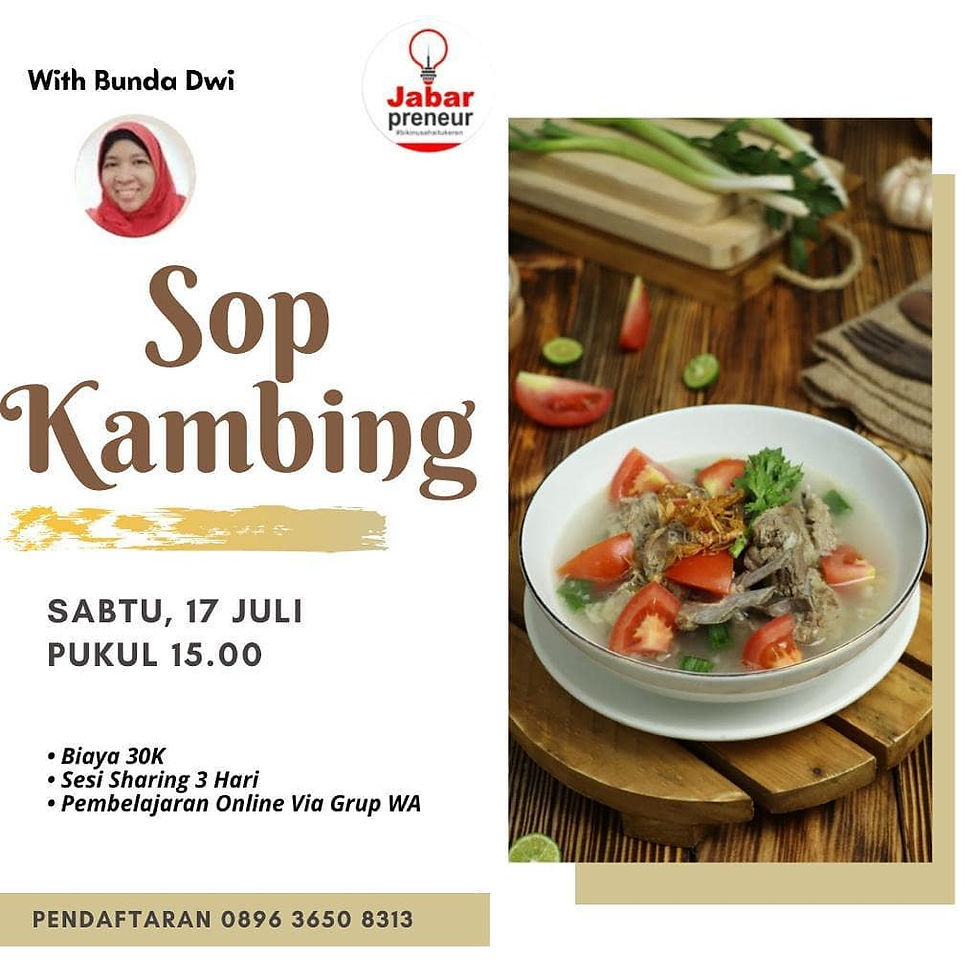 Sop Kambing with Bunda Dwi