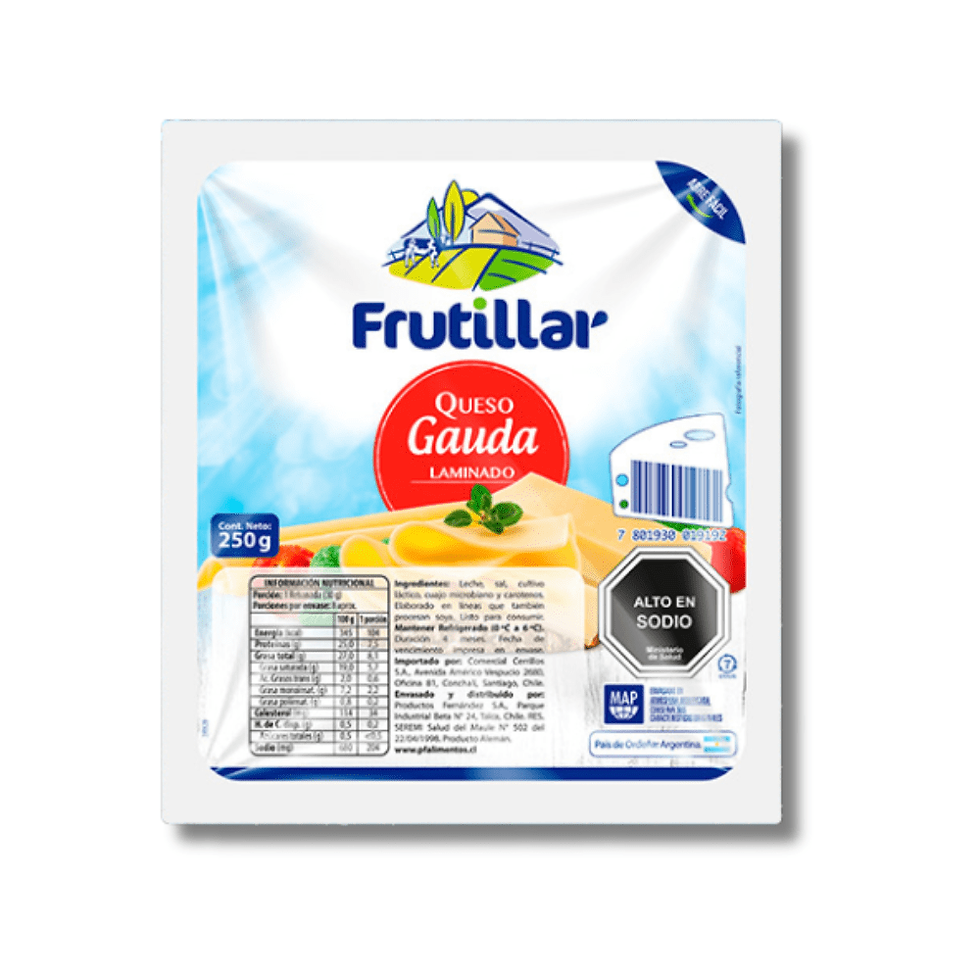 QUESO GAUDA FRUTILLAR 250G