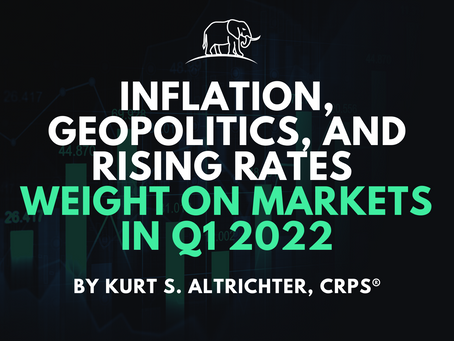 Q1 2022 Market Update and Q2 2022 Market Outlook - By Kurt S. Altrichter, CRPS®