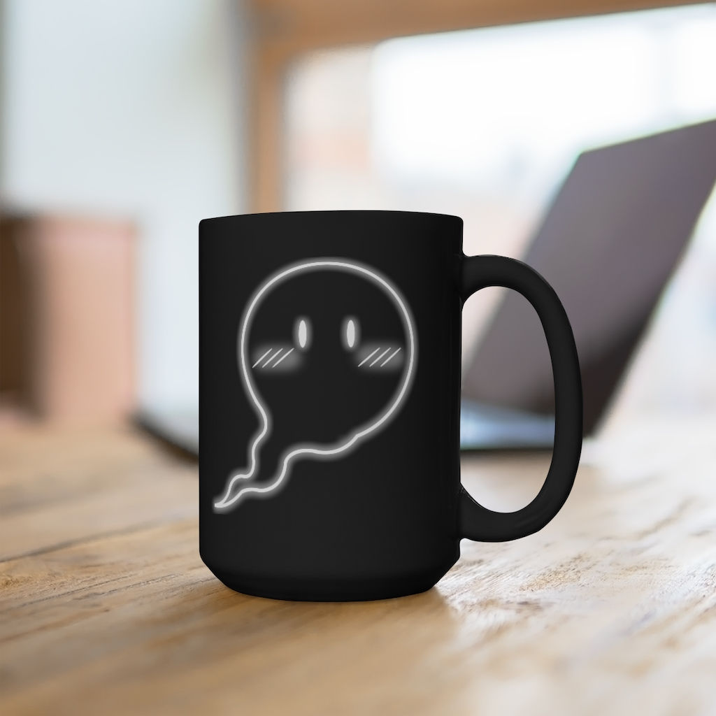 "Sapphire The Soul" Black Mug 15oz
