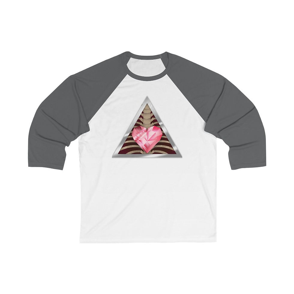 Thumbnail: "inside" Unisex 3/4 Sleeve Baseball Tee