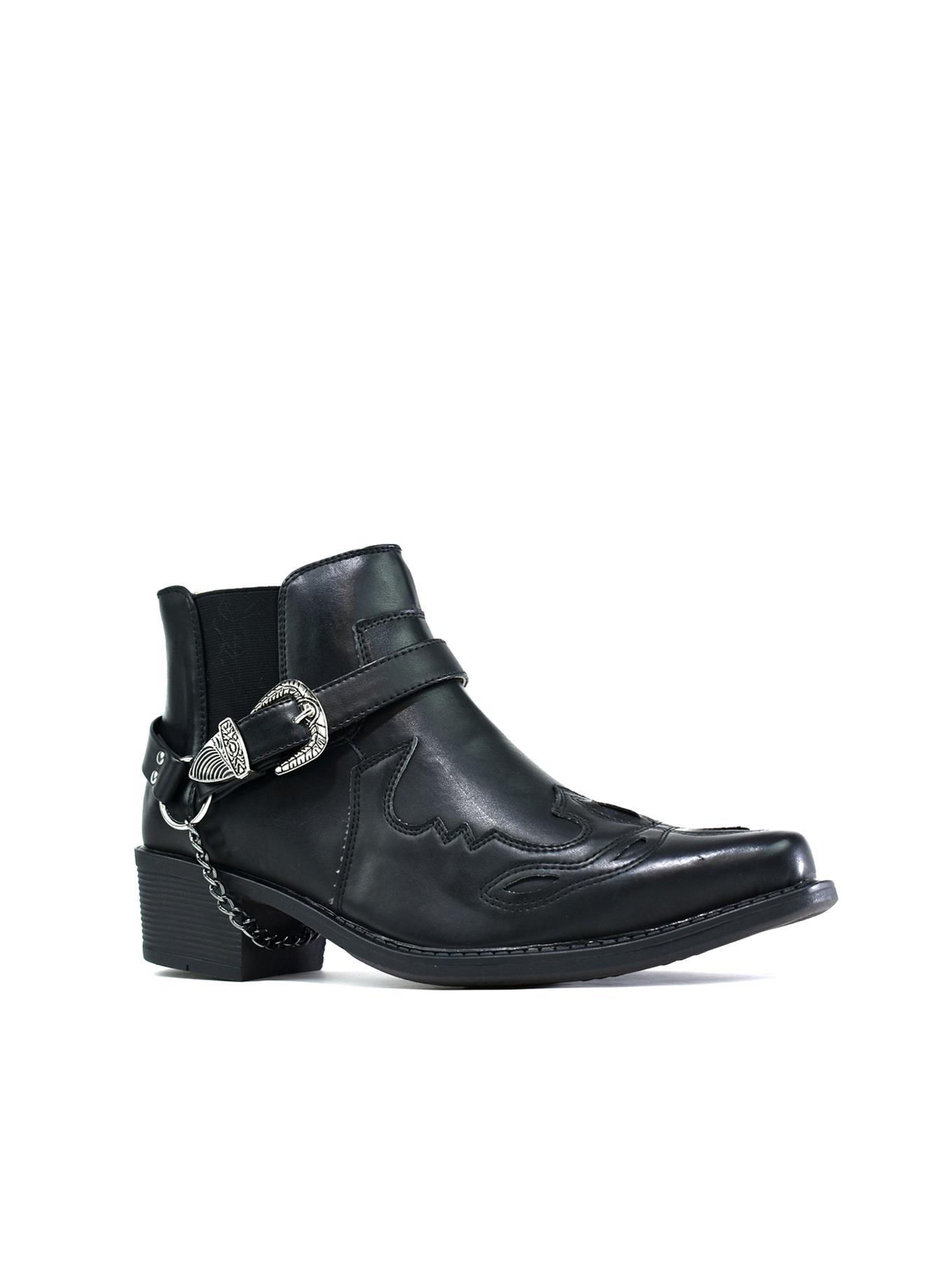Archie Low Top Cowboy Boot Black