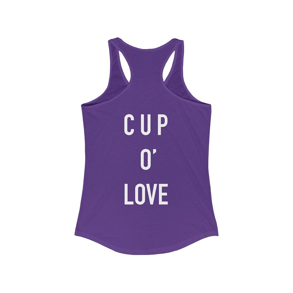 Thumbnail: "Cup O' Love" Women's Ideal Racerback Tank