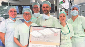 Neue zukunftsweisende Technologie am Herz- und Gefäßzentrum - Erstmals neue minimal invasive Klappenprothese in Bad Segeberg implantiert