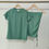 Thumbnail: Green Plain rib Nightwear MGT001