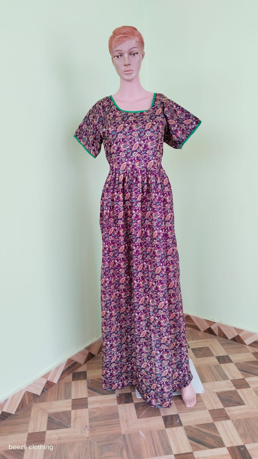 Thumbnail: Floral cotton Feeding maxi