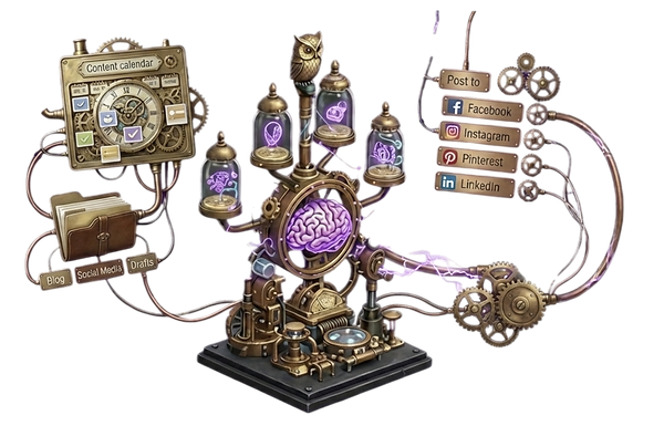 Steampunk Content Organized