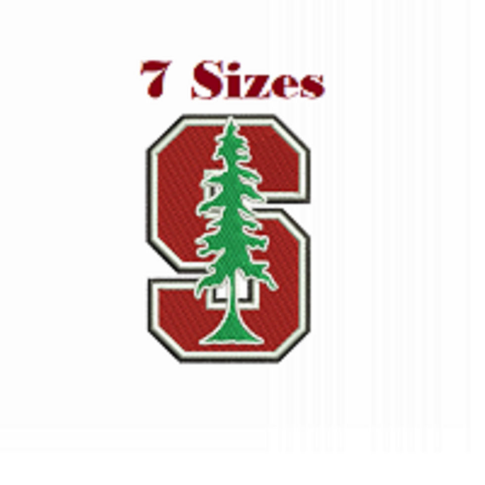 Stanford Cardinal men's basketball Digital Embroidery Design File 7 Sizes