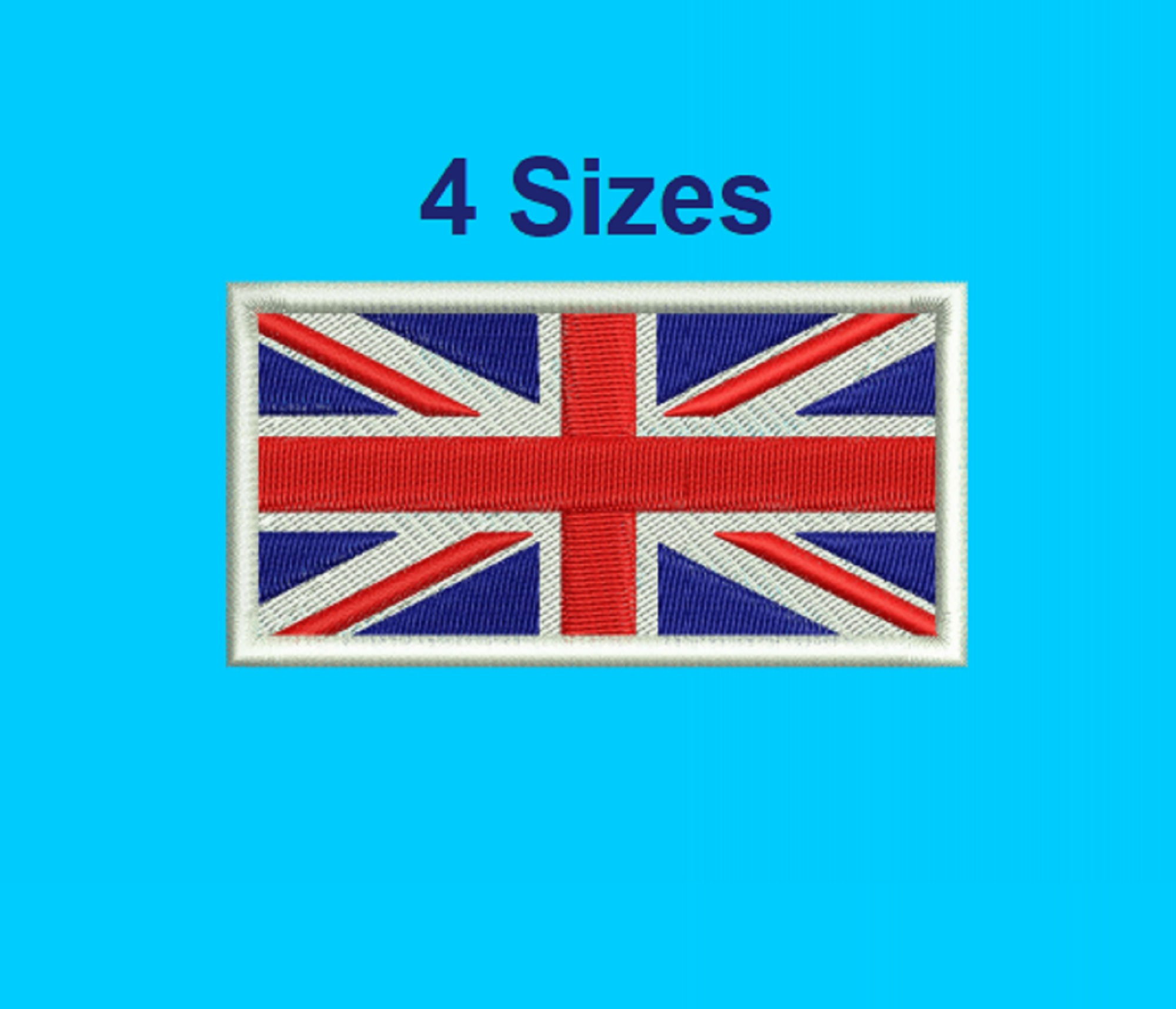 Flag of England Digital Embroidery Design File 4 Sizes