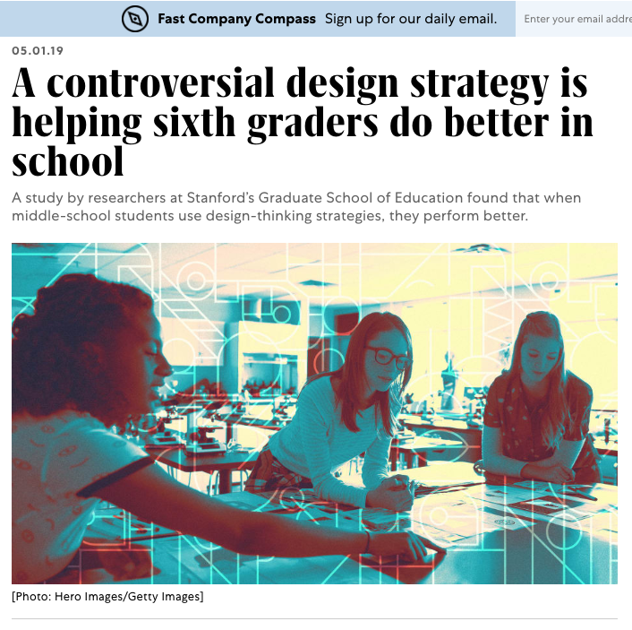 Design Thinking with MS Students