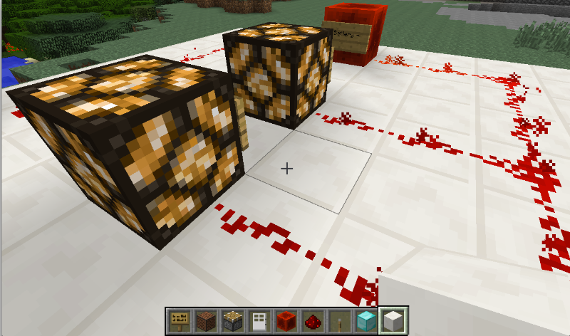Electric Circuit with Minecraft