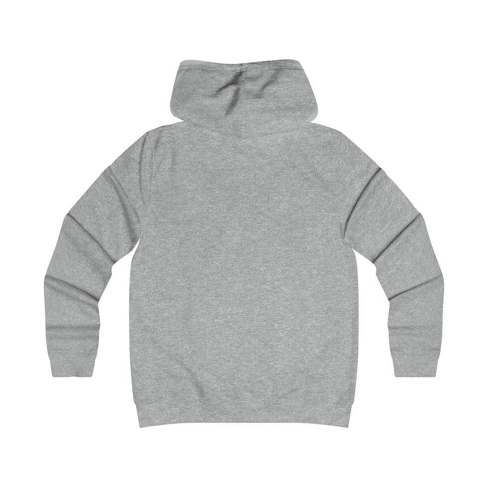 Thumbnail: Girlie College Hoodie with Retro Mountain Design - Cozy Casualwear for Students