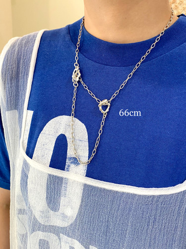 eat シルバーアクセサリー　oval chain ネックレス object motif design necklace - oval chain | eat