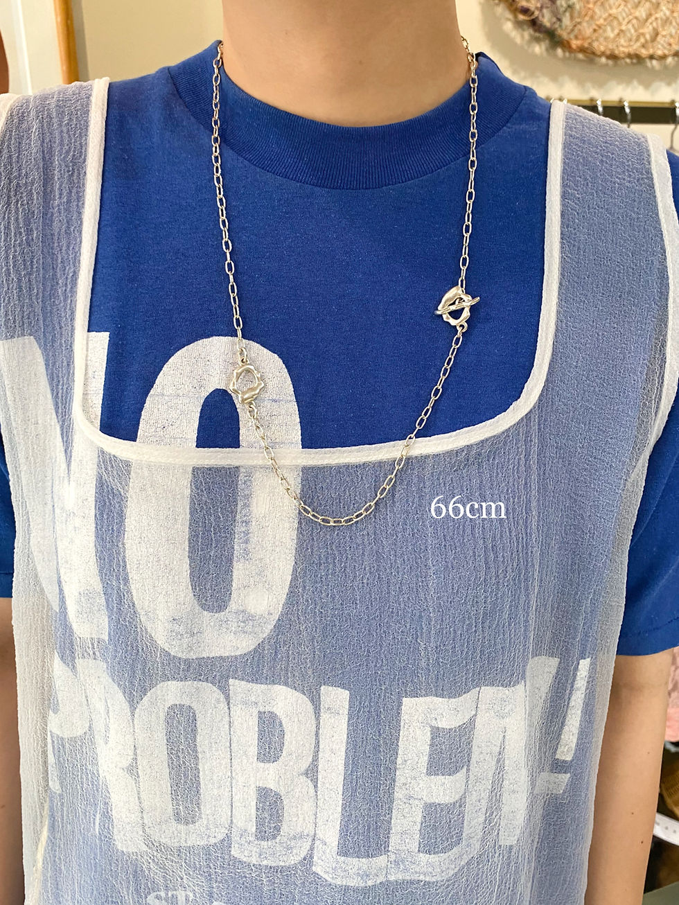 サムネイル： object motif design necklace - oval chain