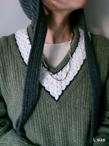 bold wavy necklace | eat