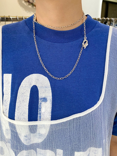 eat シルバーアクセサリーoval chain ネックレス