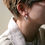 Thumbnail: bold ring hoop 2way pierce / ear cuff