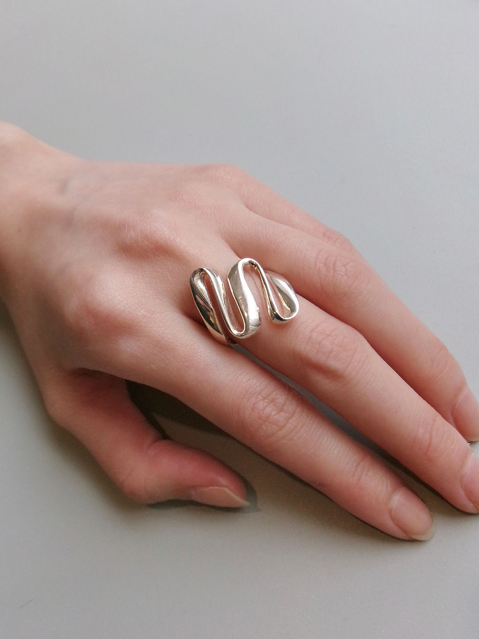 art ribbon ring - fold
