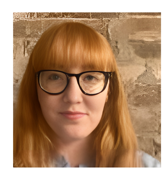 Headshot of woman with glasses