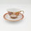 Thumbnail: Kutani Porcelain Cup & Saucer with Chrysanthemum and Gold Decoration