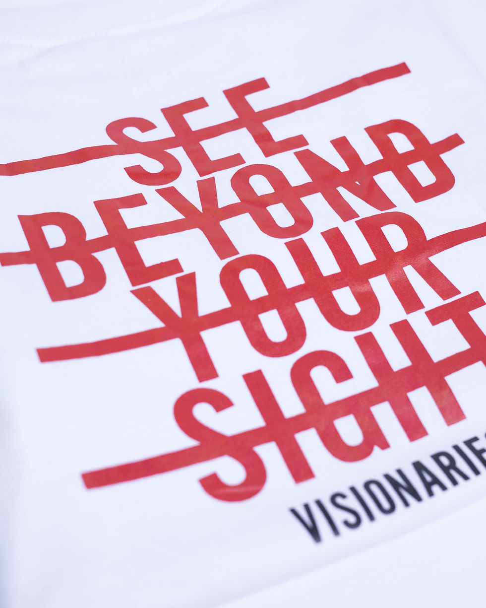 Thumbnail: Beyond Your Sight Tee “Red & White
