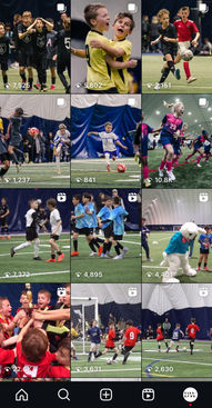 Social media graphics, designed by DW Sports Media.