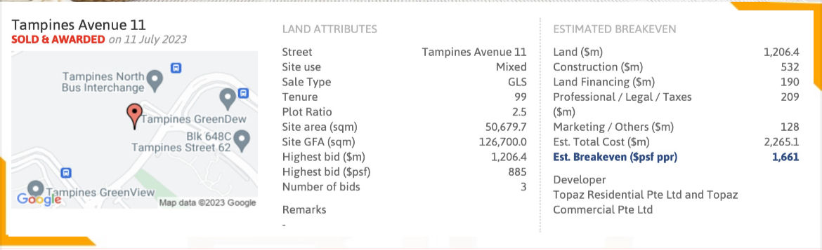 Parktown Residence Launch Price
