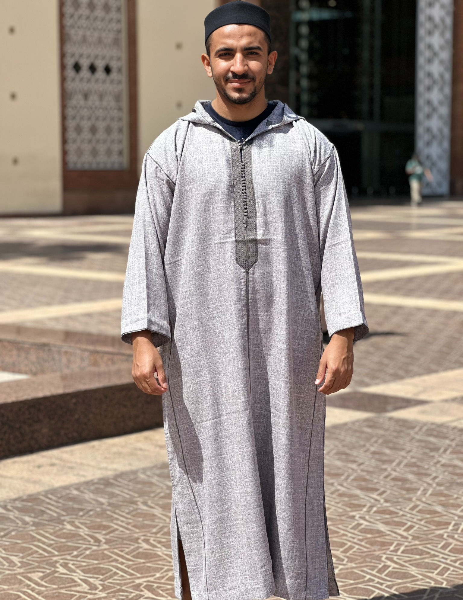 Men's Grey Djellaba