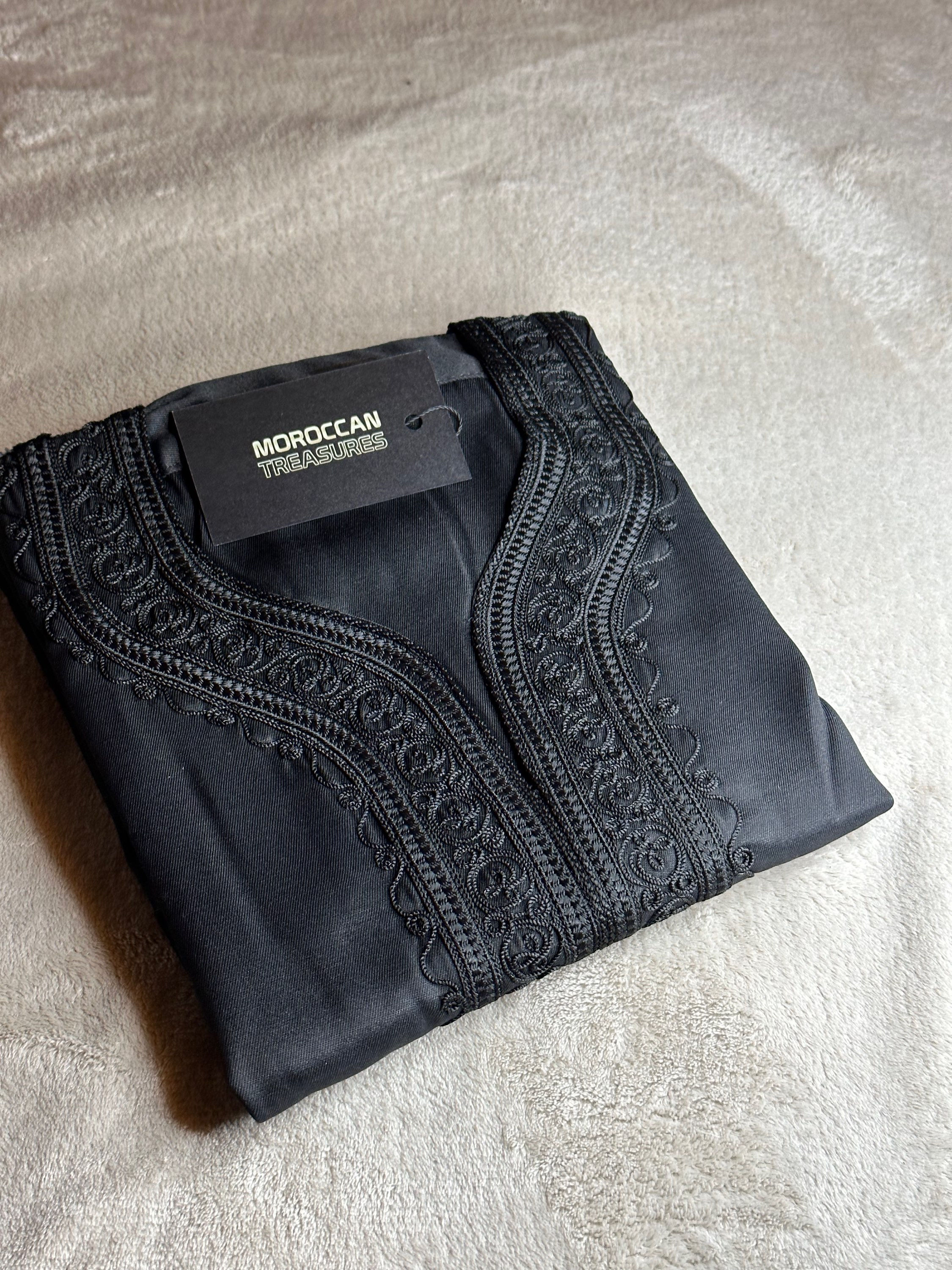 Kids Lux Black Thobe