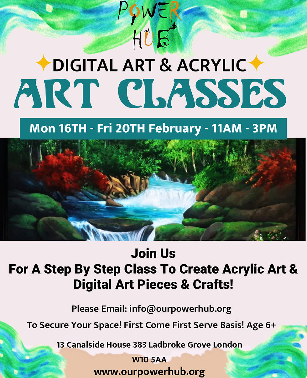 Half Term Creative Programme at Our Power Hub