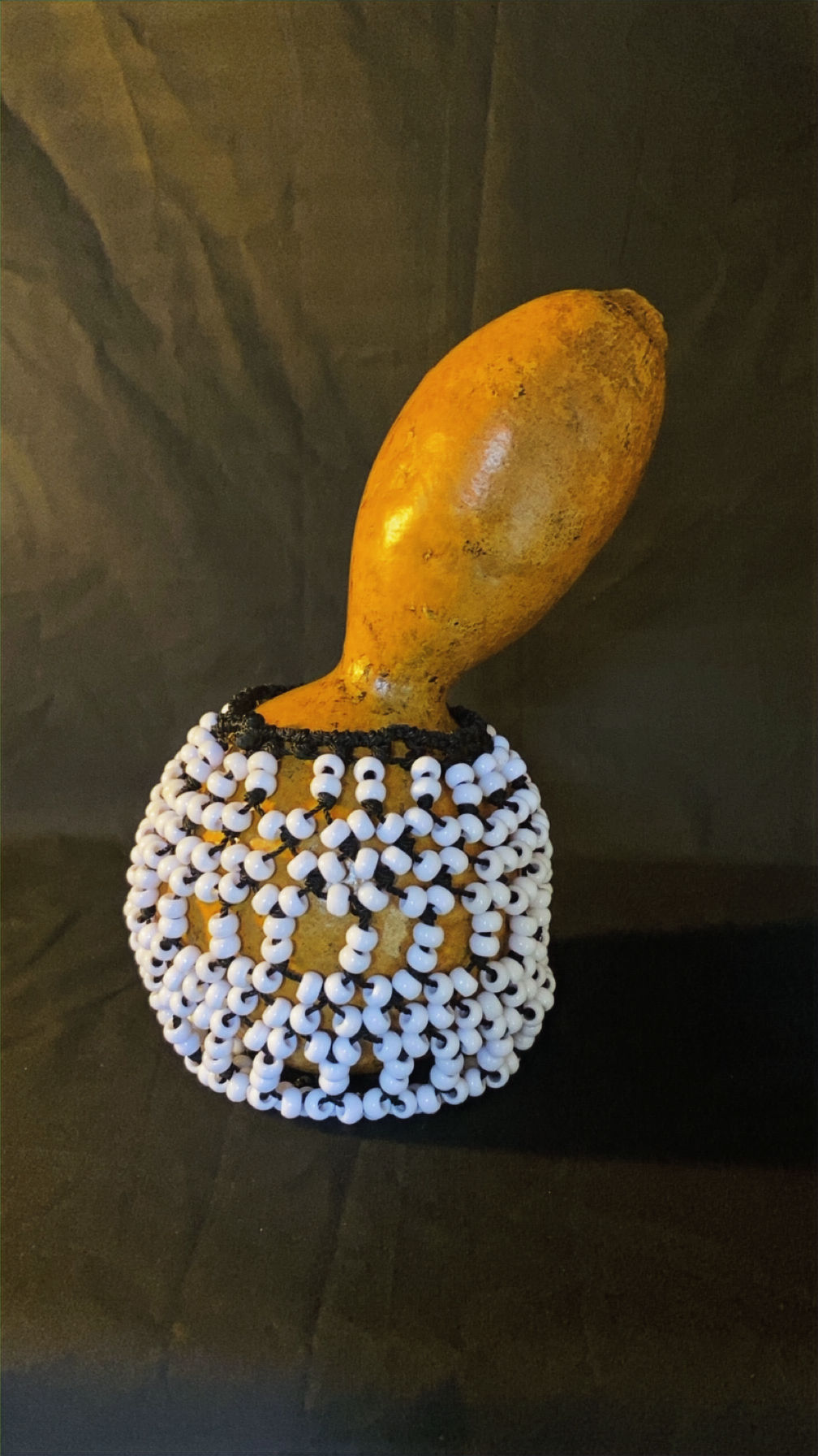 Small Shekere, White