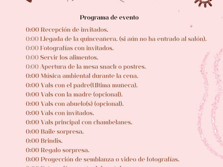 Programa para XV Años