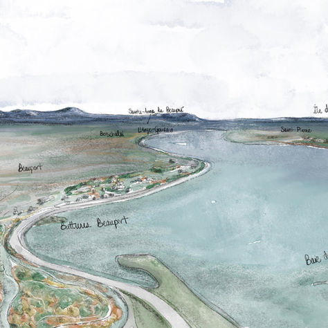Le Fleuve est tiède sur les battures - Concours international pour le réaménagement du littoral du Saint-Laurent Phase IV (2024)