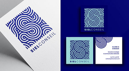 Identité graphiquet et création logo SIEL CONSEIL