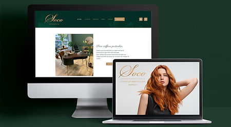 Création de site salon de coiffure Annecy