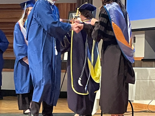 Kai presents his Honors research