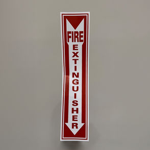 fire extinguisher decal