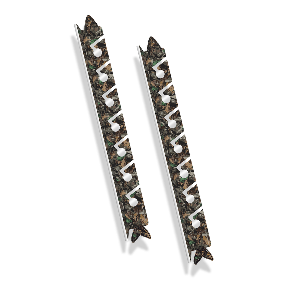 Forest Camo Non-Interlocking 7-Holder Rod Rack