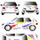 Miniature : KIT DECO RALLYE  106 Peugeot Sport adaptable 206