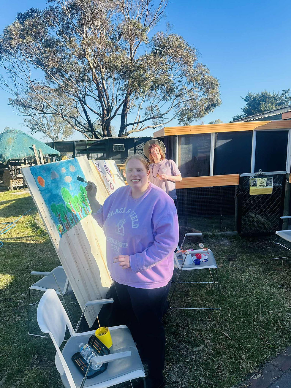 Caitlyn and James (Creative Art Sunday)