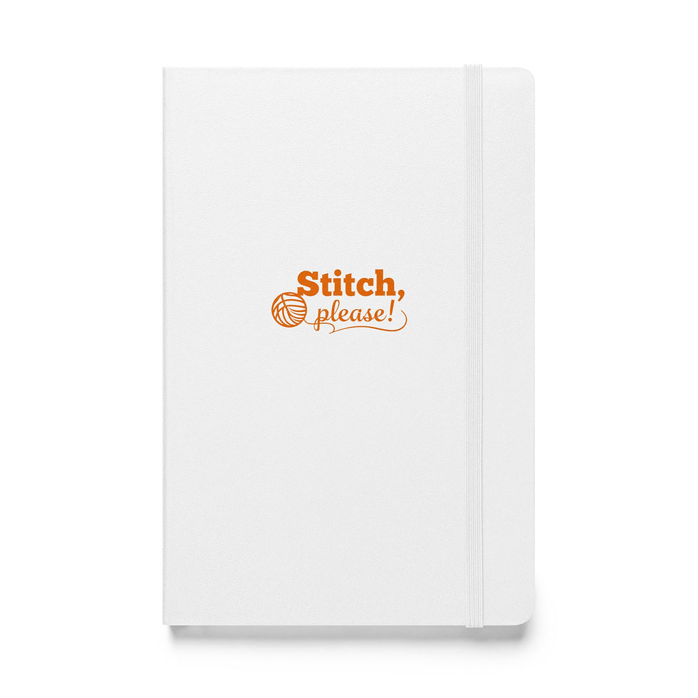 Thumbnail: "Stitch, please!" Hardcover bound notebook