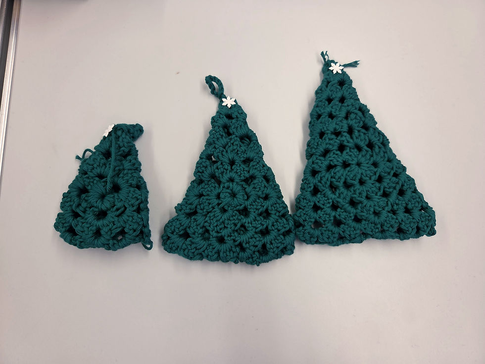 Christmas Tree Crochet Workshop 27th November (South Edinburgh)