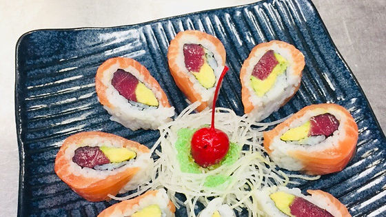 SALMON BLOSSOM ROLL