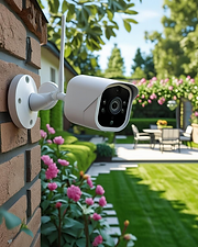 Outdoor camera for monitoring icon